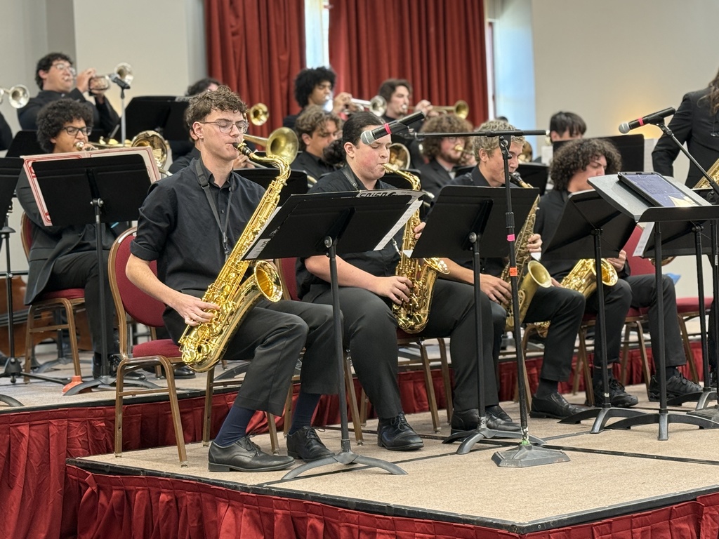 Sax line at the OBA All-Star concert