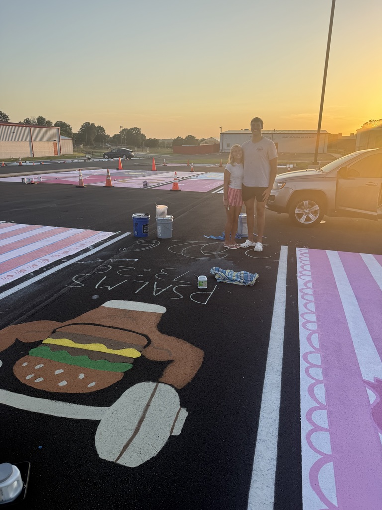 Our seniors have been hard at work painting their parking spots over the past couple of weeks, adding their own personality and creativity before the first day of school! 🎨🚗 It’s always one of our favorite traditions to see their designs come to life. ✨ Seniors, don’t forget! Senior Sunrise is on the first day of school at 6:20 AM at Lantow Field. We can’t wait to kick off your senior year together!