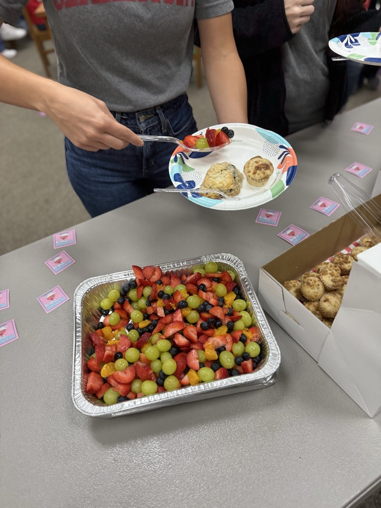 fruit and baked goods