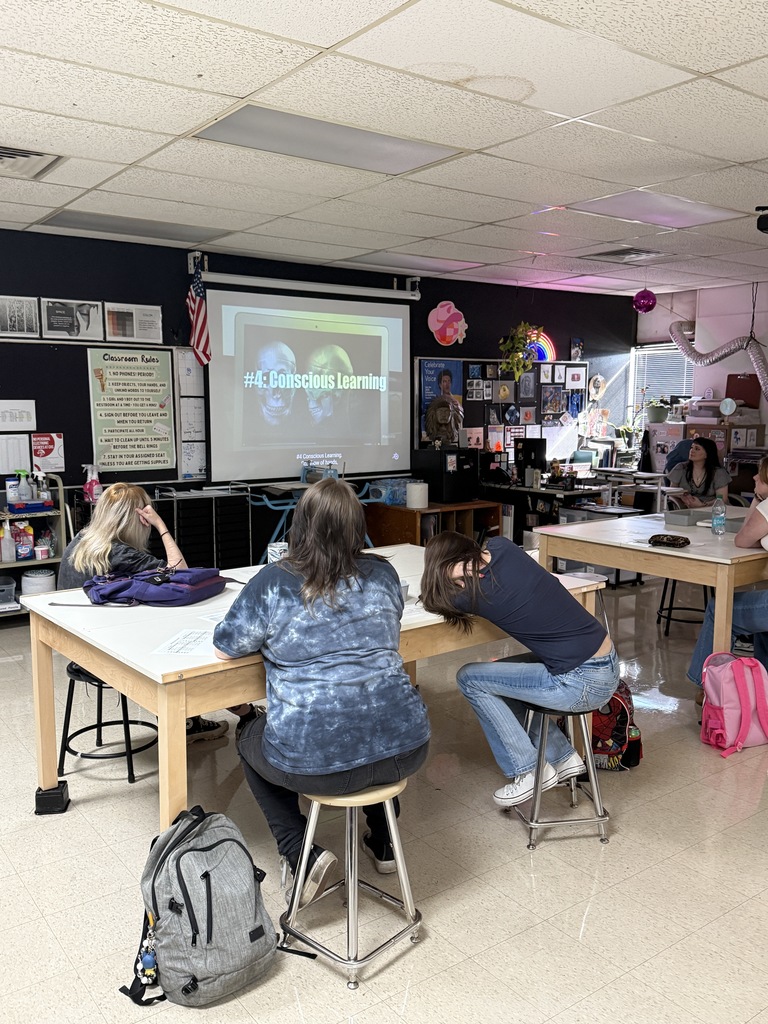 art classes at the high school.