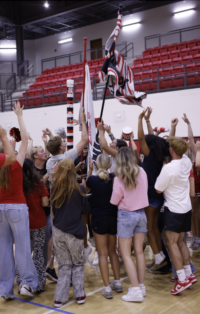 Day two kicked off with school spirit at our pep rally! 🎉 Freshmen were warmly welcomed, new faculty were introduced, and everyone got into the action with fun games. The excitement peaked when the seniors brought home the Emphasis Spirit Stick! 🏆💛🖤 What a way to start the year!