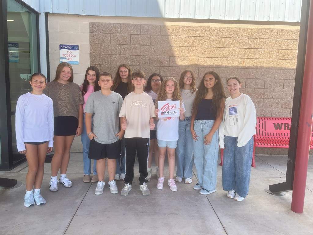 W.R.J.H Students on First Day of School