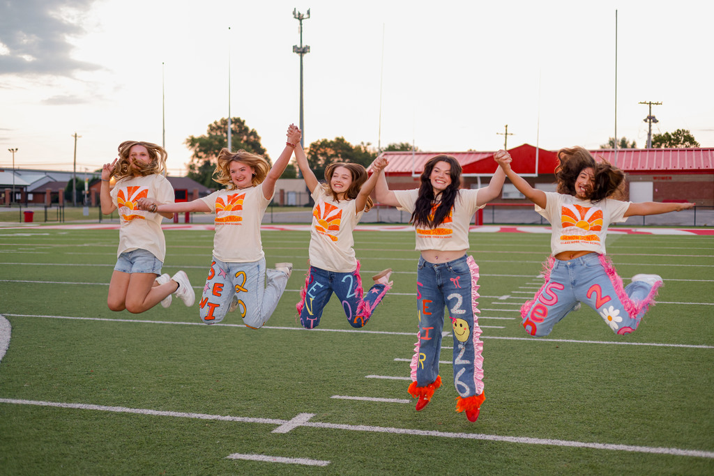 Students at Senior Sunrise