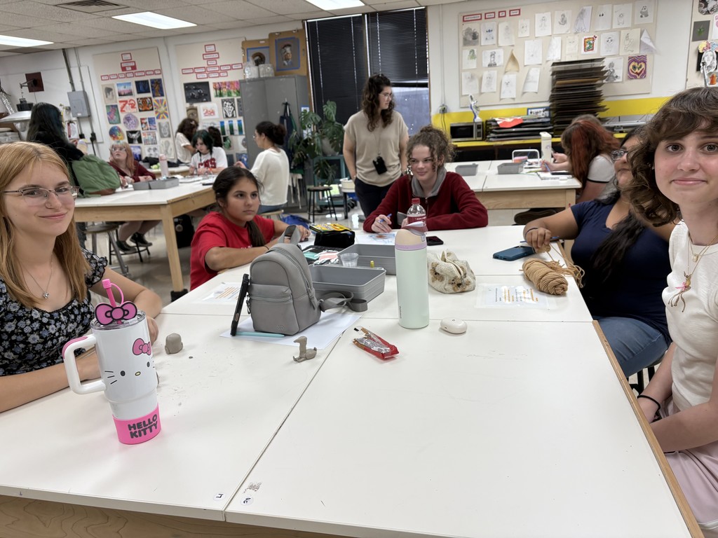 Students having fun in Open Studio