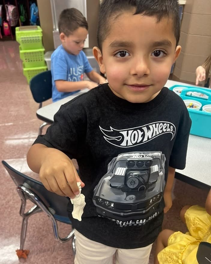 kids with play doh