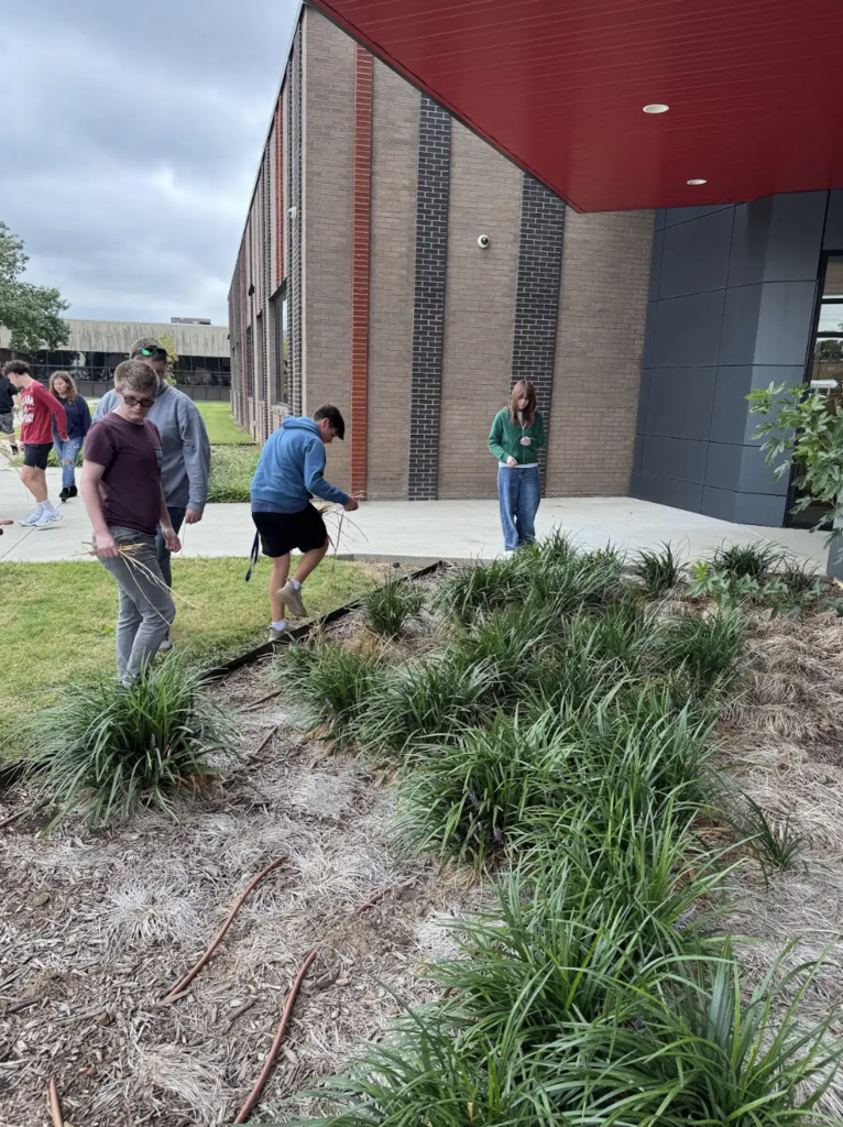 Ms. Gibson’s Plant & Soil Science students are getting hands-on learning right here on campus by taking over the care of our many flower beds! 🌼 Throughout the year, they’ll be weeding, planting, and maintaining these spaces—bringing knowledge to life while keeping our campus beautiful