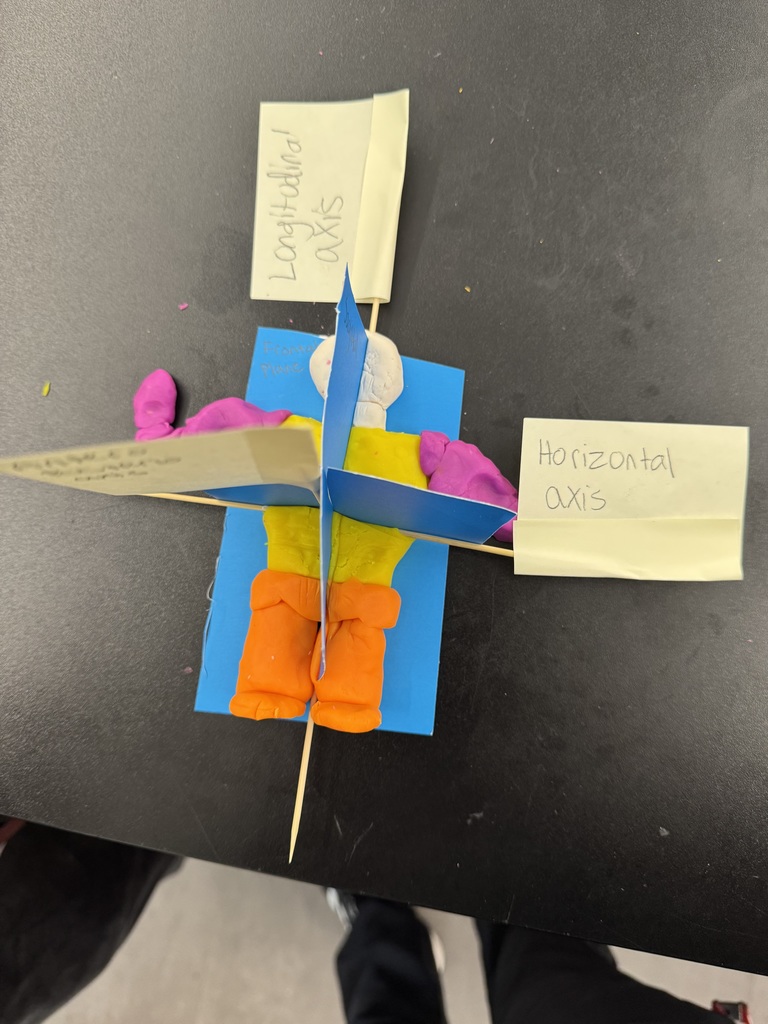 Exercise Science meets creativity! 💪🎨 Students got hands-on labeling movement planes and axes… with Play-Doh! Learning anatomy has never been this colorful—or this fun