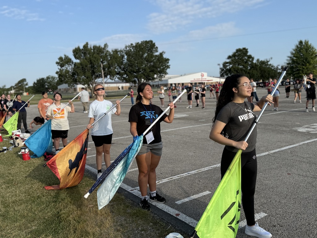 Guard with their flags