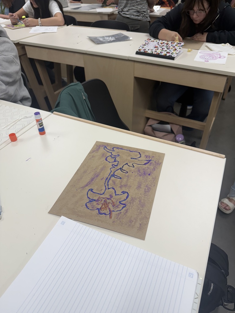 ✨ Our art students have been letting their creativity shine—literally! ✨ This week, they explored a unique technique using puffy paint and aluminum foil to create stunning metallic effects. The results? Bold textures, shimmering details, and one-of-a-kind masterpieces that catch the light just right.