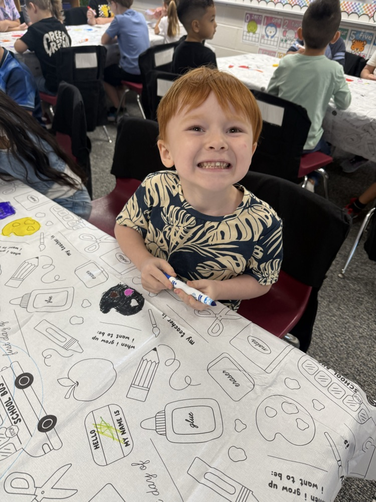 student coloring 