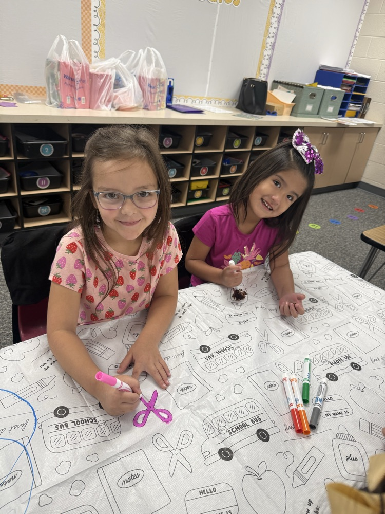 student coloring 