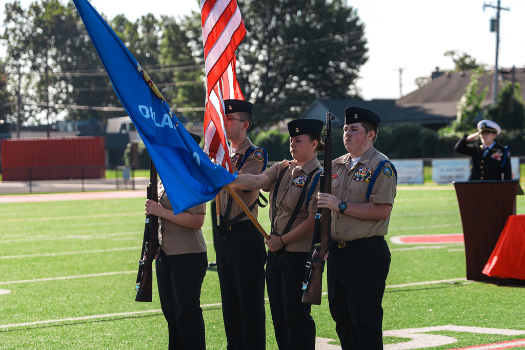 Claremore High School N.J.R.O.T.C. Color Guards