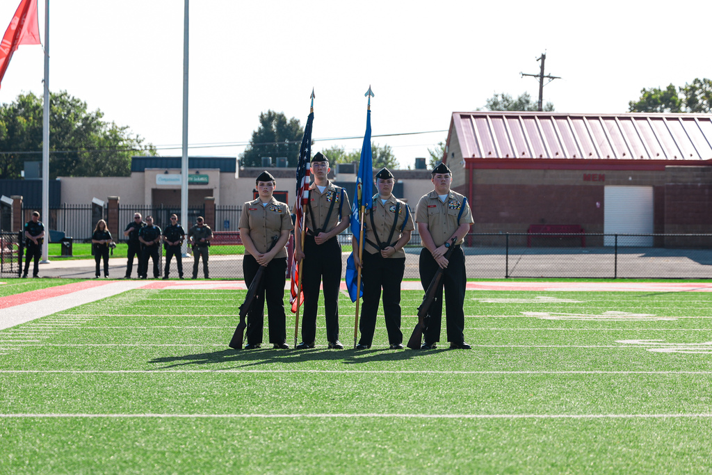 Claremore High School N.J.R.O.T.C. Color Guards