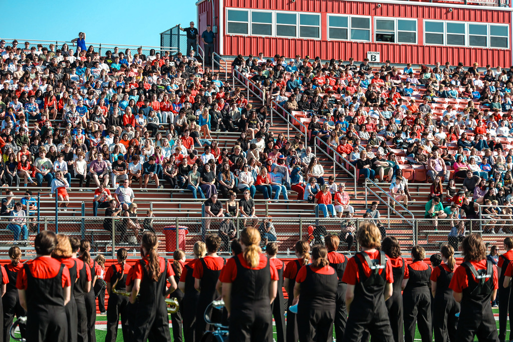 Claremore High School Students in the stands