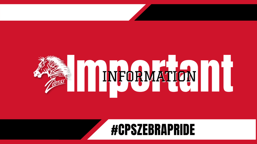 "important information" with zebra logo
