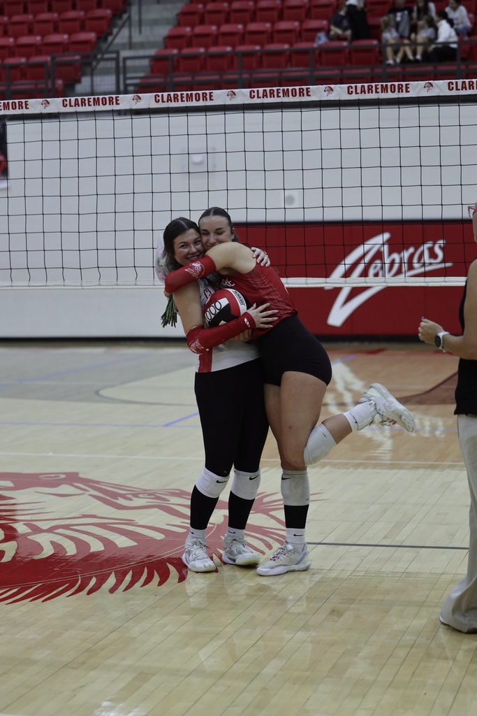 Grace and Madison celebrating 