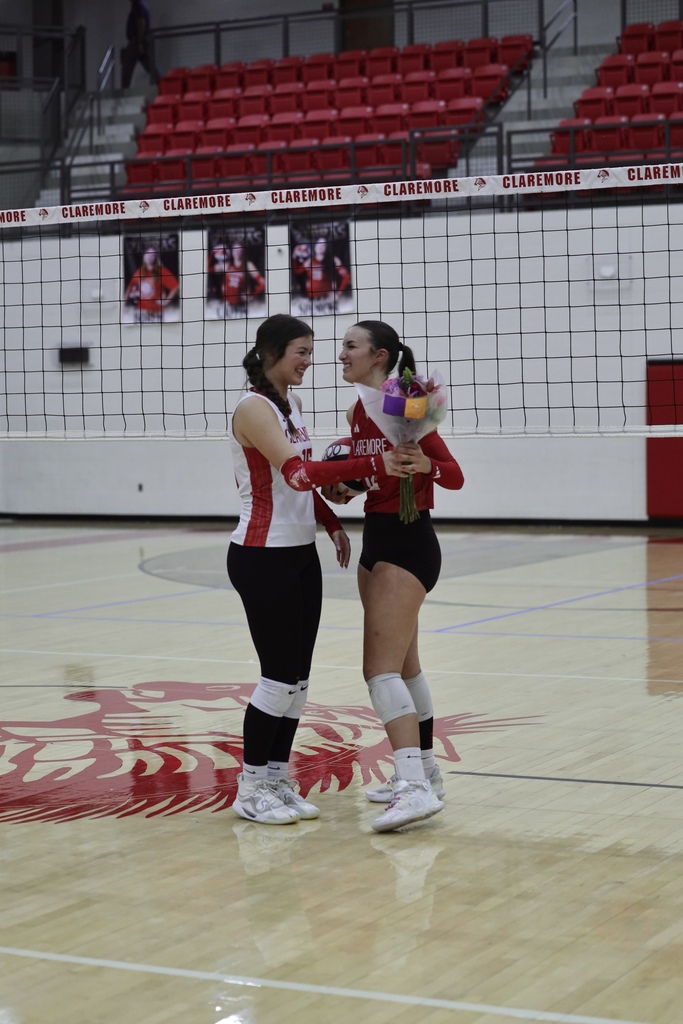 Grace and Madison celebrating 