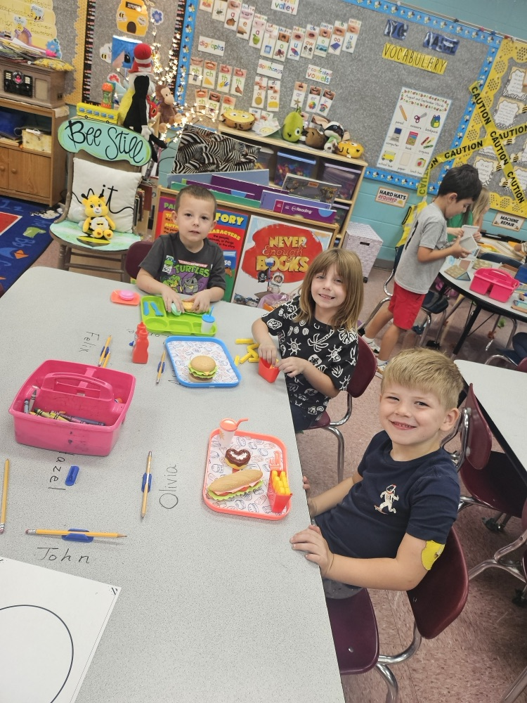 students learning about community workers 