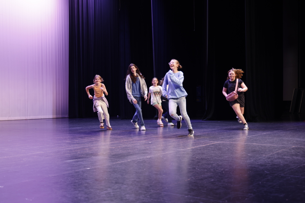 Junior High Students in Drama Class