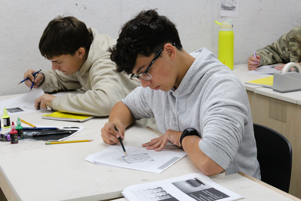 High School Art Class