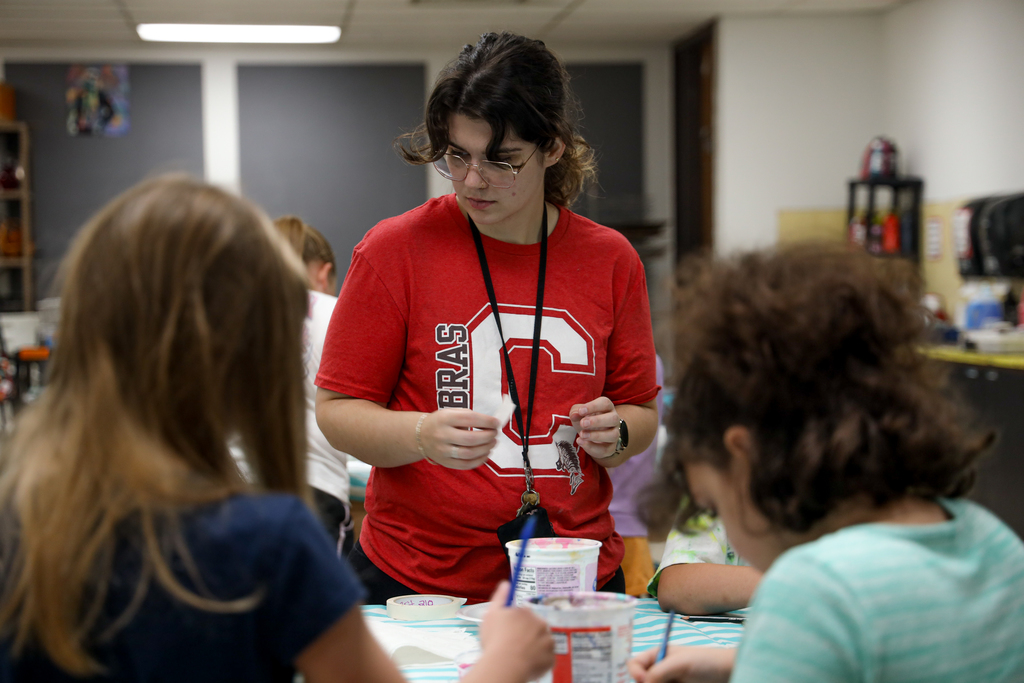 Callie Mercer at Art Camp