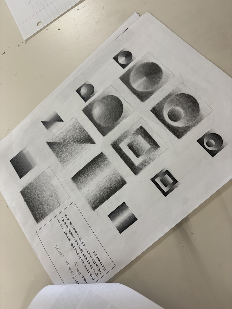 art coming to life in the form of 3d shapes