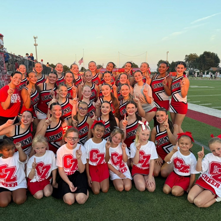 Claremore cheer youth and high school squad