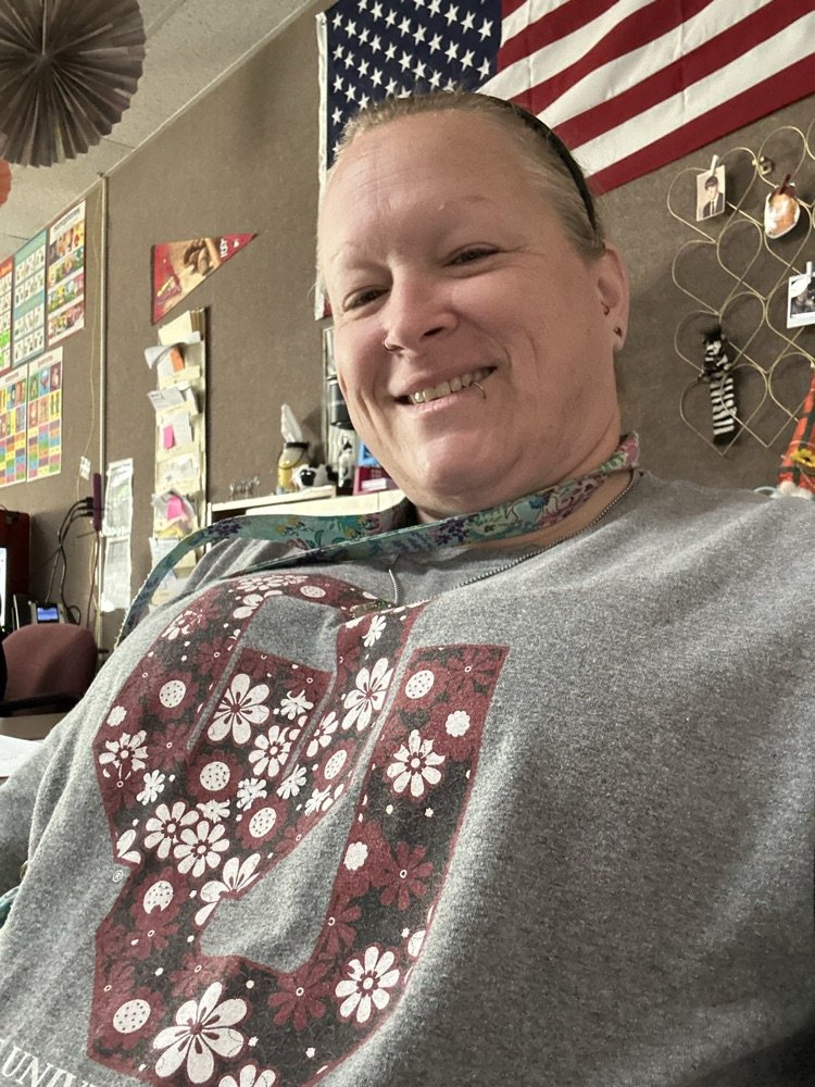teacher smiling 