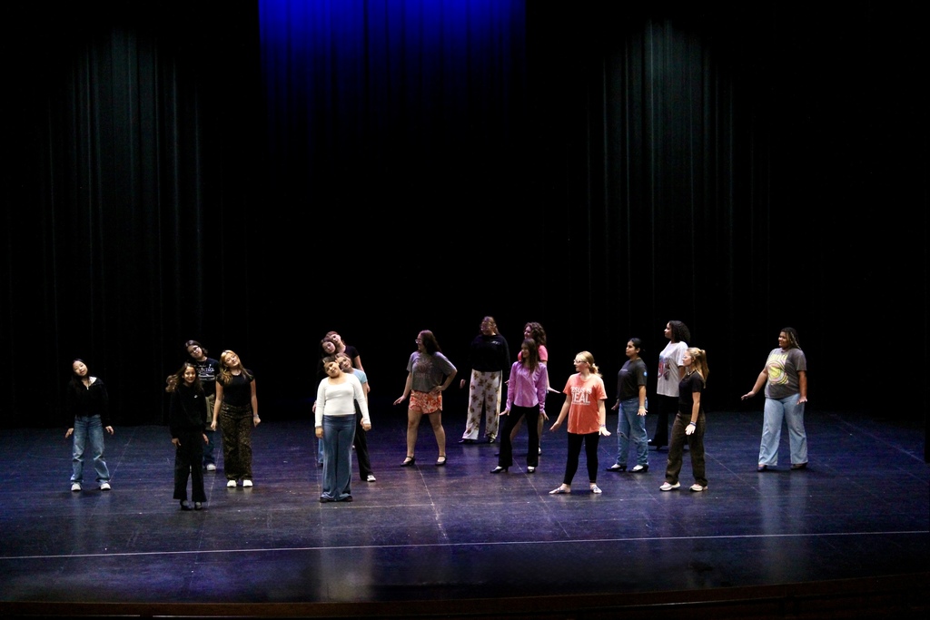 WRJH Show Choir Spark! on stage at the RPAC