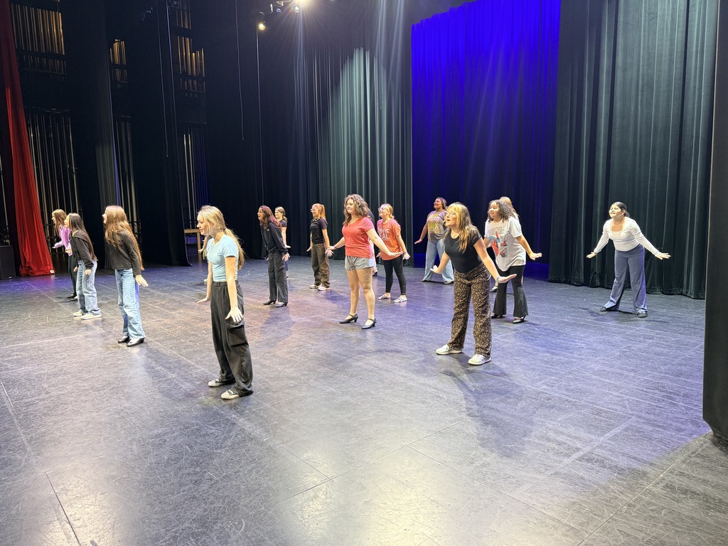 WRJH Show Choir on stage at the RPAC