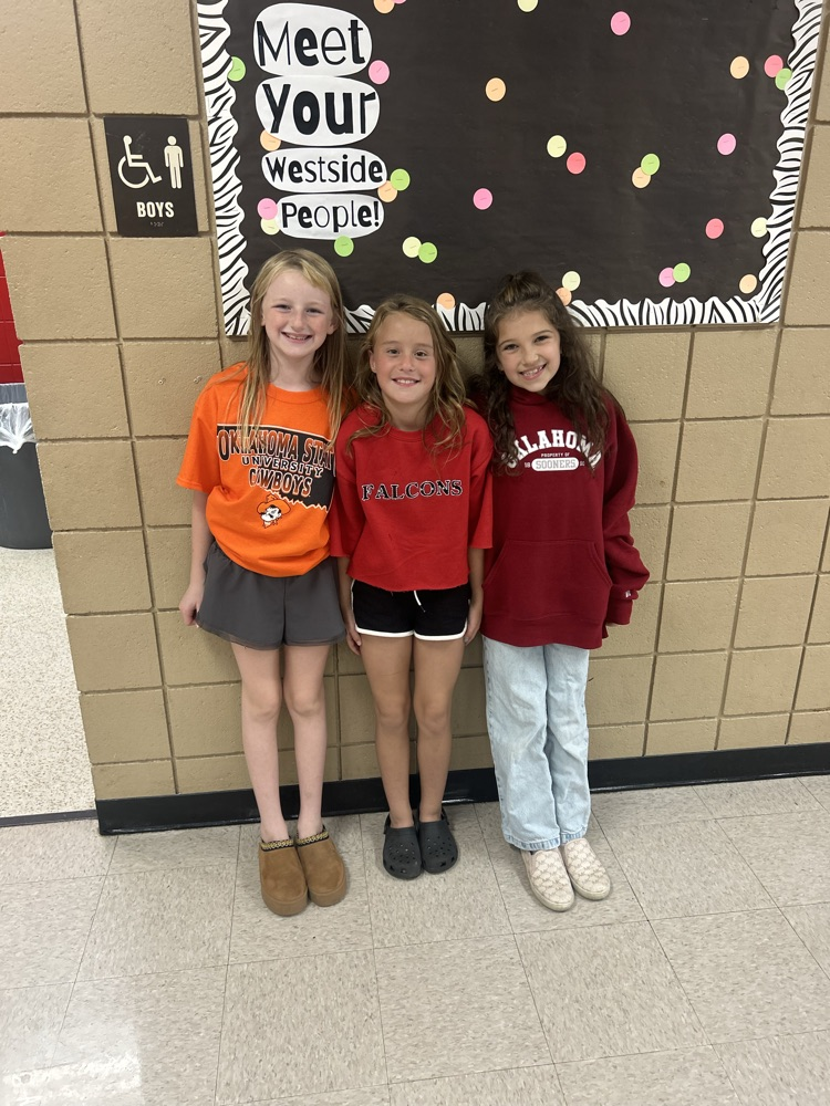 wearing favorite college gear 