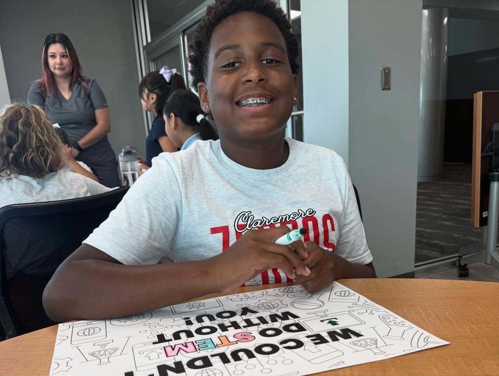 student at flight night