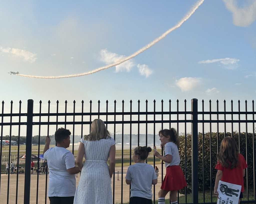 students at flight night