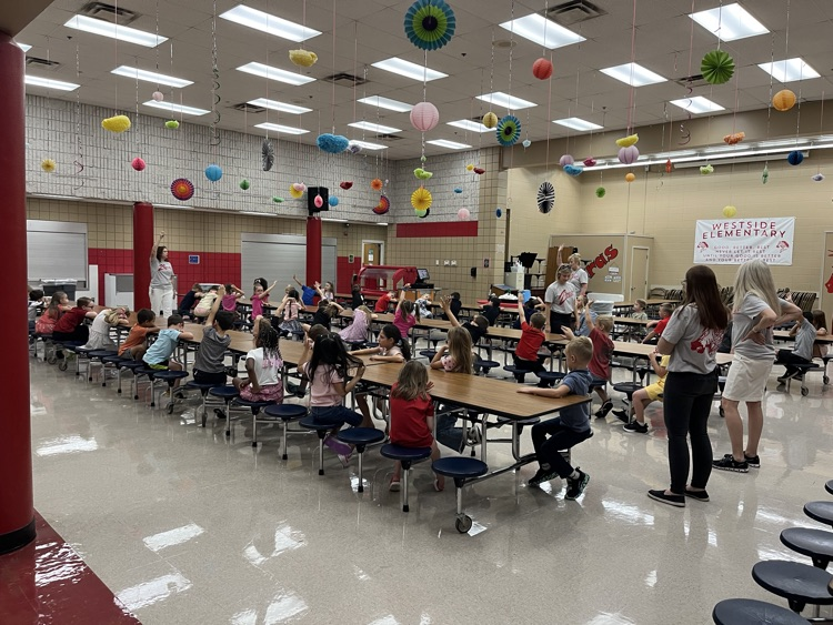 students practicing procedures 