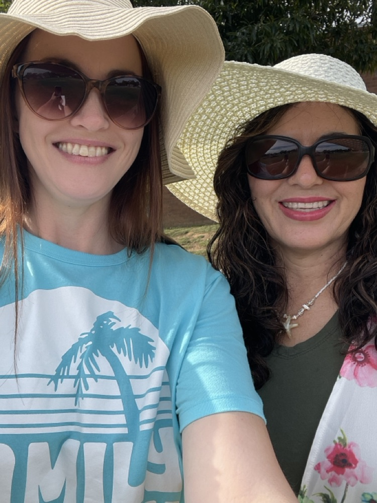 staff dressed in Hawaiian gear