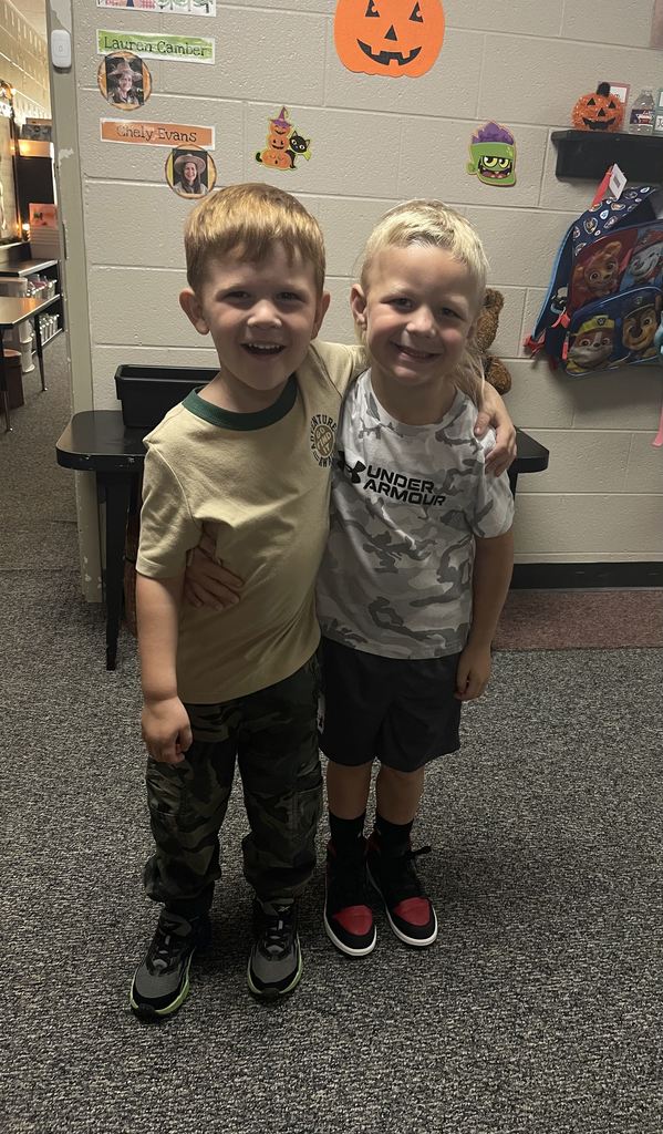 Student wearing camo