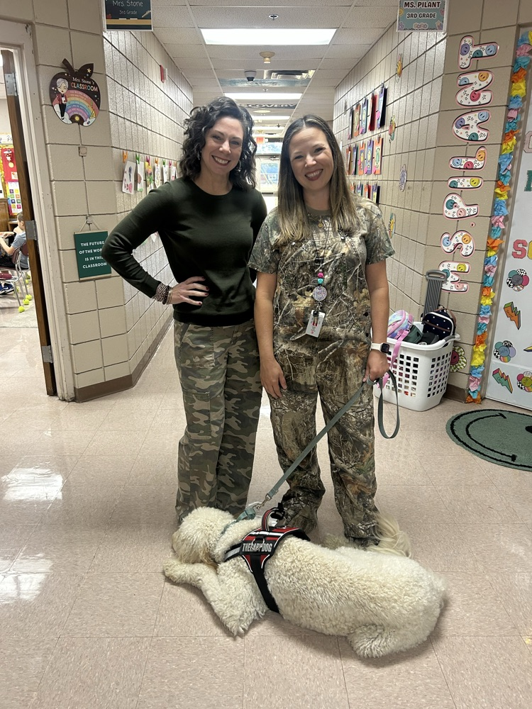 students in camo