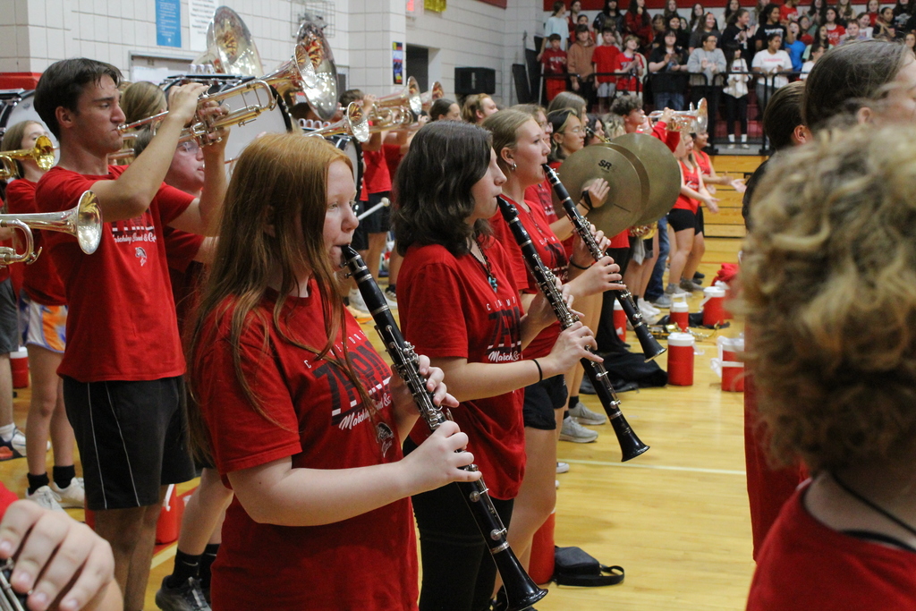 CHS Band playing at the junior high