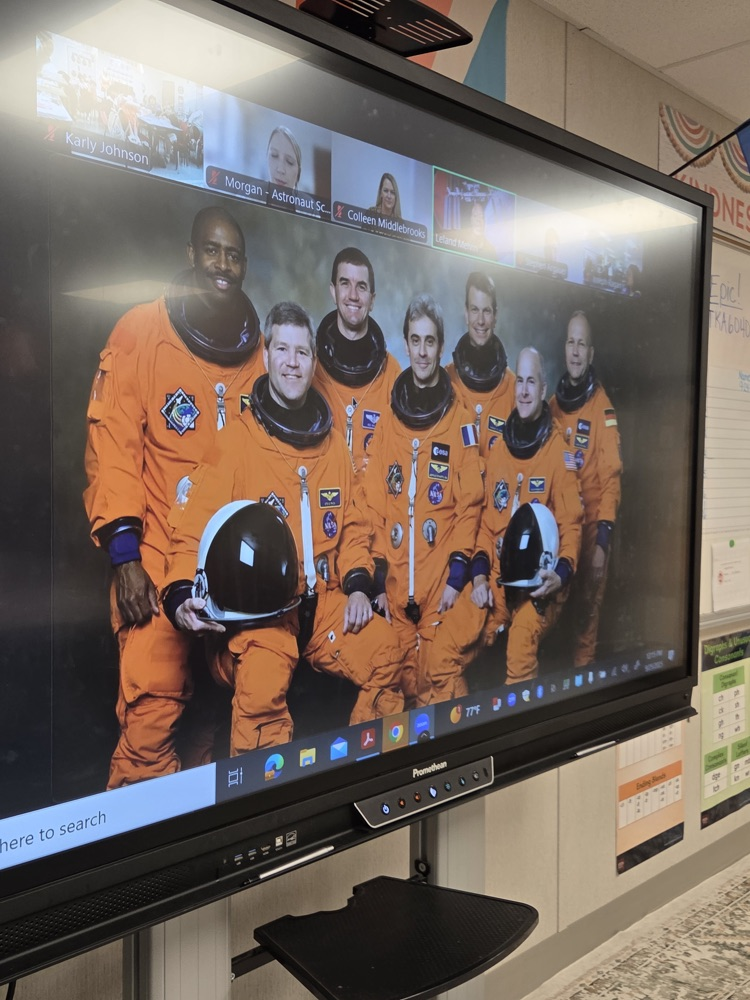 astronaut visit