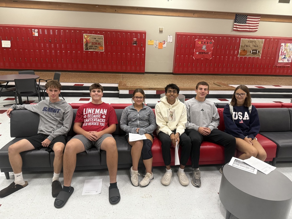 🎉 Congratulations to our September Students of the Month! 🎉 These outstanding students were nominated and voted on by the staff of Claremore High School for exemplifying what it means to be a Zebra — showing Grit, Innovation, Community, Purpose, and Excellence in all they do. 🦓❤️ Students of the Month: Freshmen: Adelyn Harrolle and Cooper Key Sophomores: Preley Buysse and Kooper Shisler Juniors: Grace Baughman (not pictured) and Rishi Patel Seniors: Stacey Denysenko (not pictured) and Gavin Ford Also, a huge shout-out to our Teacher and Staff Member of the Month. Teacher of the Month: Coach Cunningham Staff Member of the Month: Ms. Moss We’re so proud of each of you for representing Claremore Public Schools’ core values and leading by example every day.