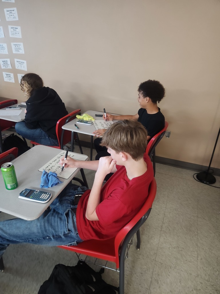 🎉 Equations Jeopardy in Action! Our Algebra 1 students had a blast reviewing for their test with Equations Jeopardy! Students could team up or work solo to rack up points while solving equations on their whiteboards. 📝✨ Not only did they compete for candy prizes, but this fun review also helped them practice for a great score on their test!