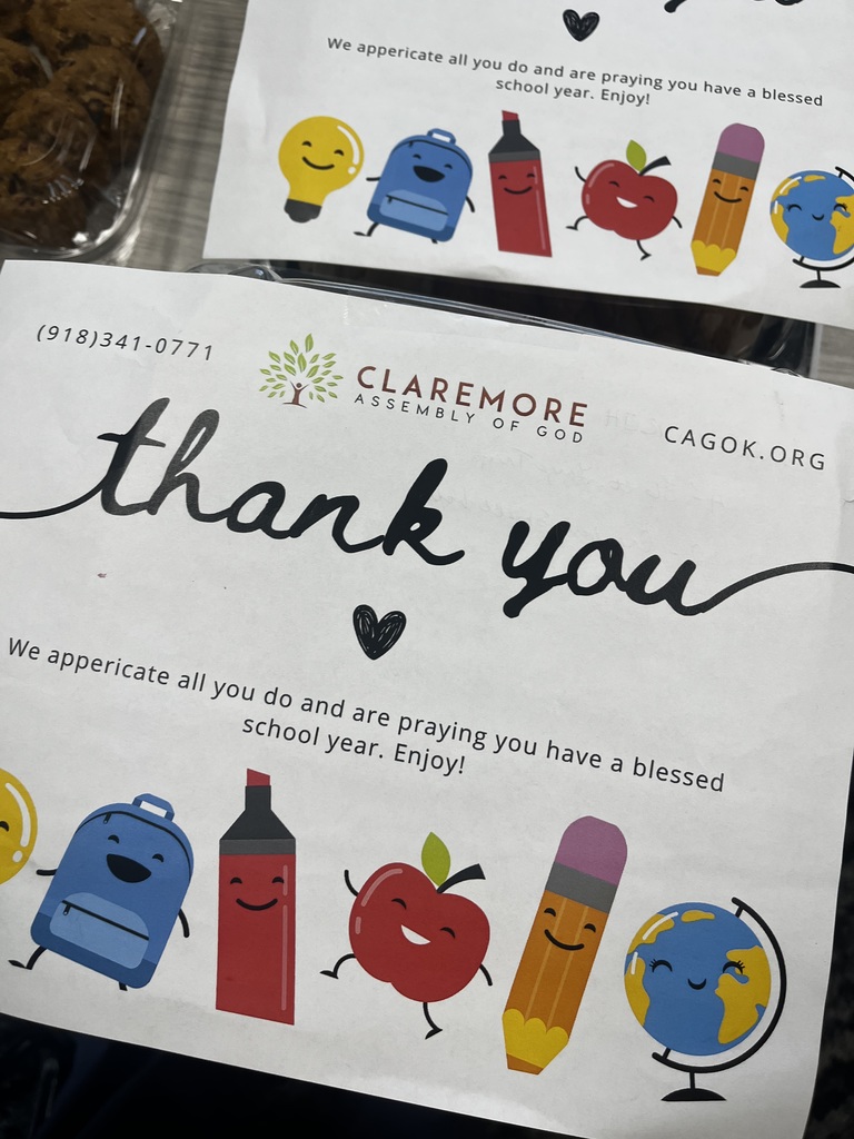 CLAREMORE ASSEMBLY COOKIES