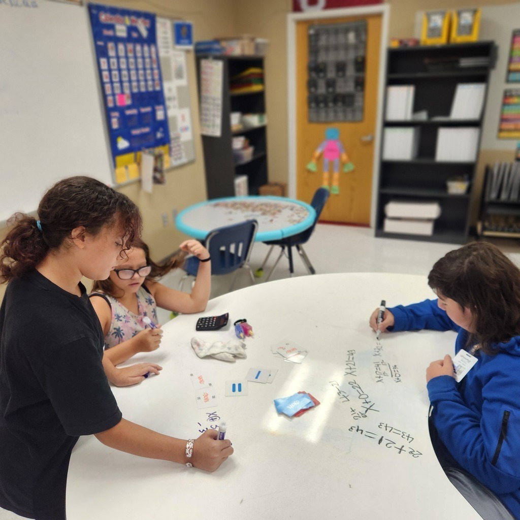 wrjh students doing math equations