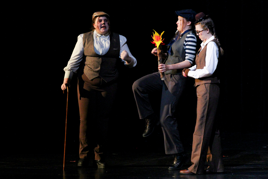 Students performing Wind of the Willows