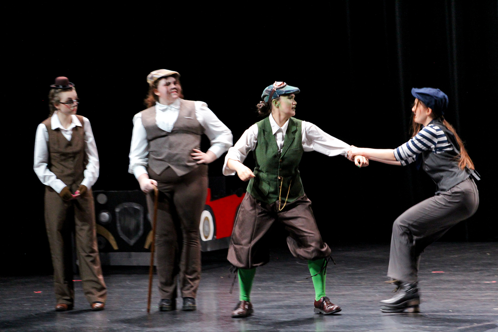 Students performing Wind of the Willows