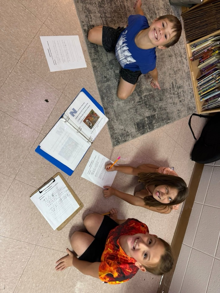 students researching facts