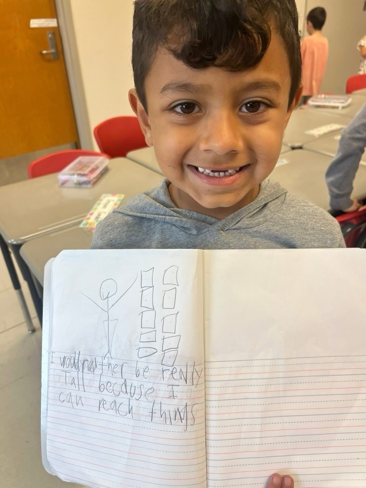 students with their work