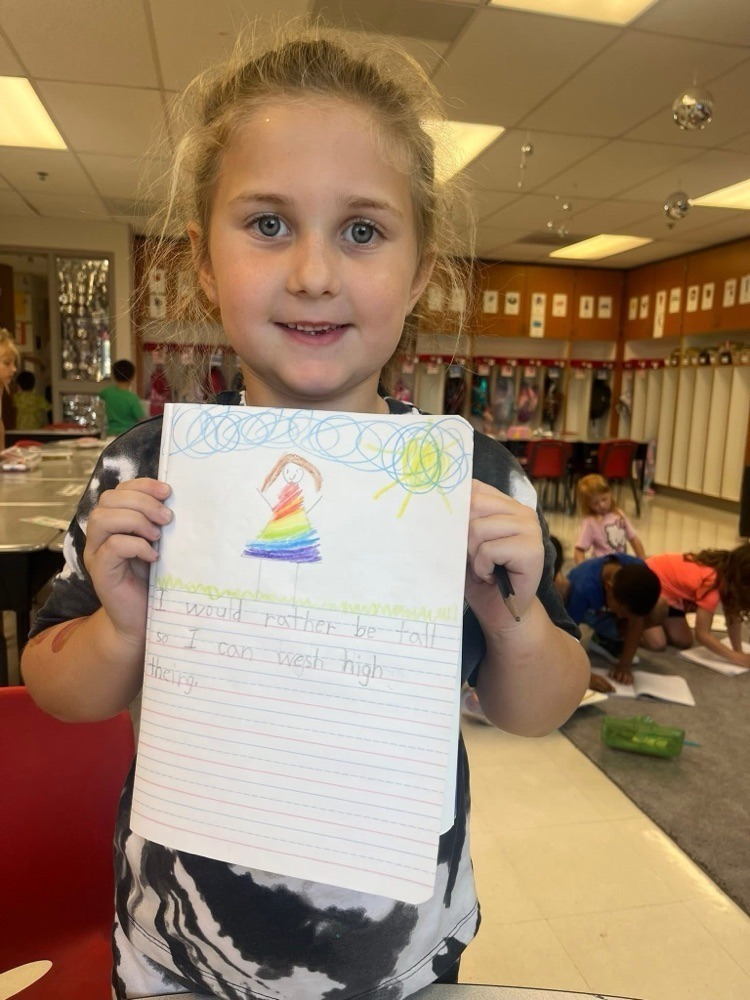 students with their work