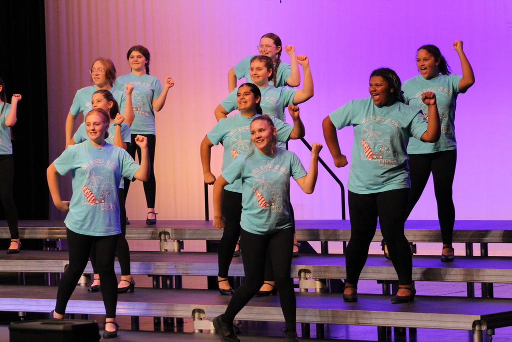 Spark showing off their dance moves