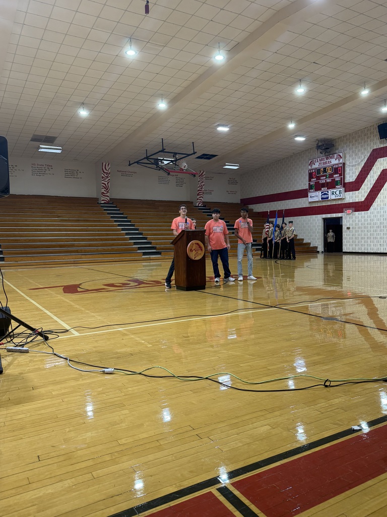 π Claremore STUCO Hosts District 6 Annual Conference! π  What an incredible day filled with fun, games, dancing, and community! Our Student Council worked tirelessly to prepare and welcome students from schools across District 6.  The event featured a powerful speech from Mrs. Lee, a fantastic performance by the Claremore Band, energetic routines from Cheer and Dance, and a proud presentation of the colors by our NJROTC Color Guard. πΊπΈ  Weβre so proud of our students for representing Claremore with excellence and spirit β what a memorable day for everyone involved!